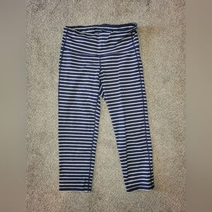 Athleta Crop Legging striped